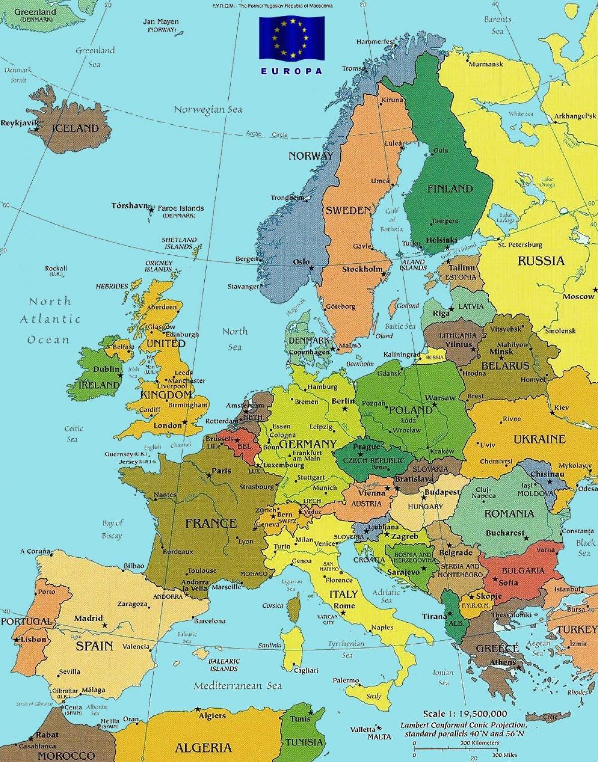 mappa di budapest in europa