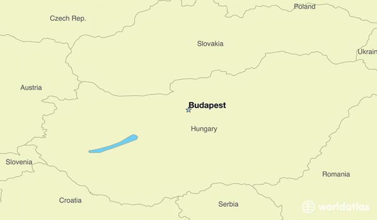 budapest, ungheria mappa dell'europa