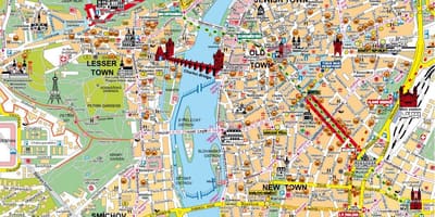 La città vecchia di budapest mappa