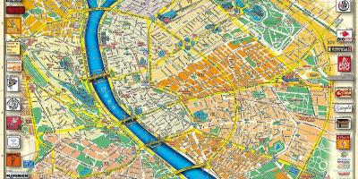 Mappa di budapest city park