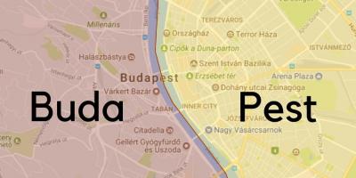 Budapest quartieri mappa