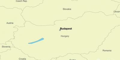 Budapest, ungheria mappa dell'europa